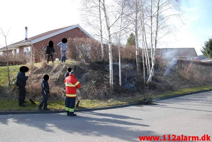 Mindre Naturbrand. Skibet Bakkevej i Skibet. 09/03-2013. Kl. 12:39.