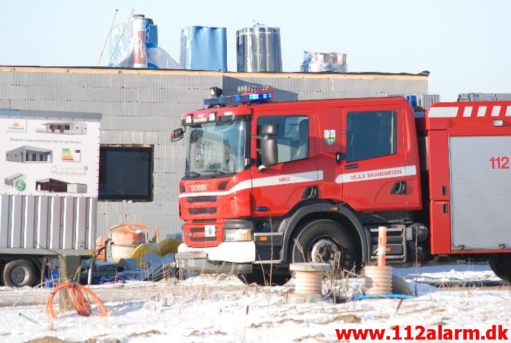 Brand i villa. Skorpionen i Vejle. 26/03-2013. Kl. 07:41.