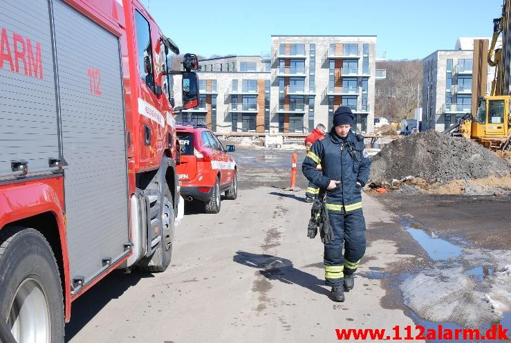 Gasudslip. Vejle Havn. 26/03-2013. Kl. 11:30.