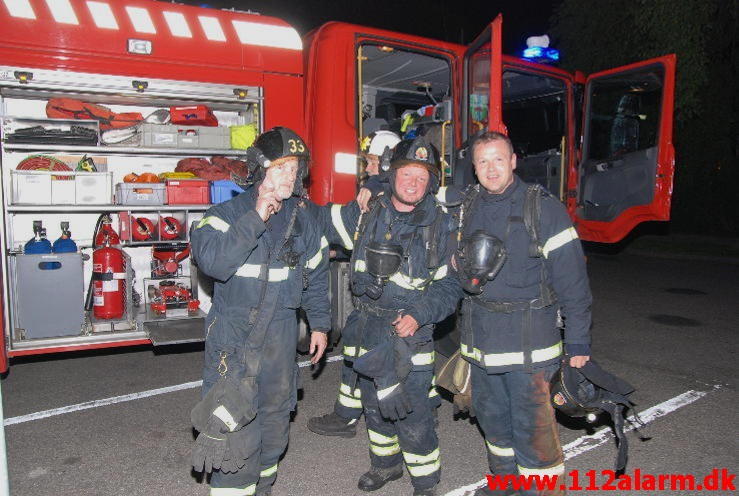 Brand i Butik. Søndergade i Vejle. 27/05-2013. Kl. 00:43.