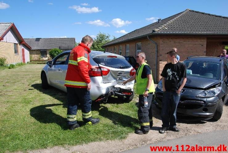 Meldingen lød på FUH-Fastklemte. Mørkholtvej 2 i Gårslev. 05/06-2013. Kl. 15:12.