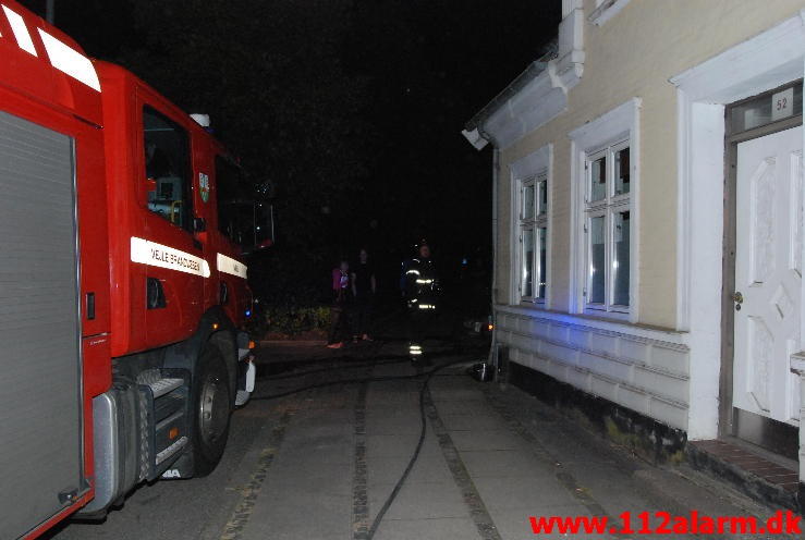 Brand i Villa. Fredericiavej 2 i Vejle. 15/06-2013. Kl. 00:01.