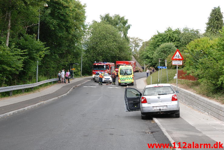 Mindre forurening. Kirkebakken 48 i Vejle ø. 17/07-2013. Kl. 16:14.