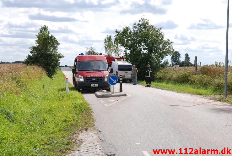 Overså et helleanlæg. Bredalvej i Hedensted kommune. 15/08-2013. Kl. 14:47.