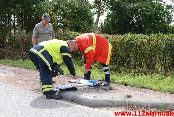 Overså et helleanlæg. Bredalvej i Hedensted kommune. 15/08-2013. Kl. 14:47.