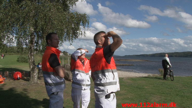 Omkom under svømning. Vild med Vand i Vejle Fjord. 18/08-2013. Kl. 16:15.