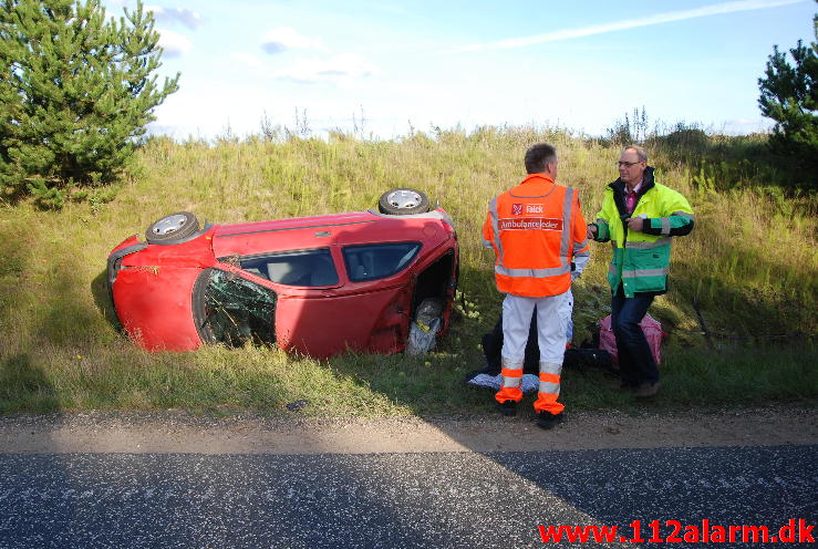 Meldingen lød på FUH-Fastklemte. Vingstedvej ved Bredsten. 29/09-2013. Kl. 16:48.