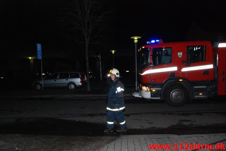 Reparation gik helt galt. Højbanetorvet i Vejle. 24/10-2013. Kl. 21:40.