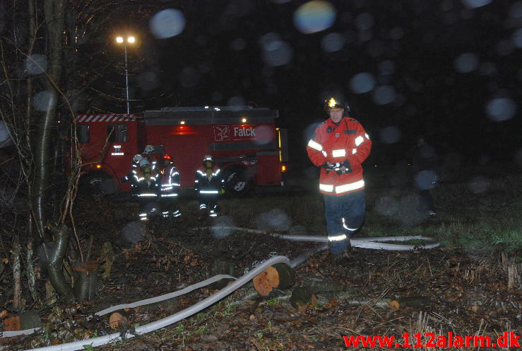 Villa Brand. Fåruphusvej 10 ved Gammelby. 27/11-2013. Kl. 19:56.