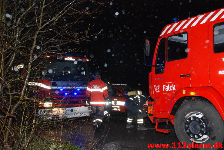 Villa Brand. Fåruphusvej 10 ved Gammelby. 27/11-2013. Kl. 19:56.