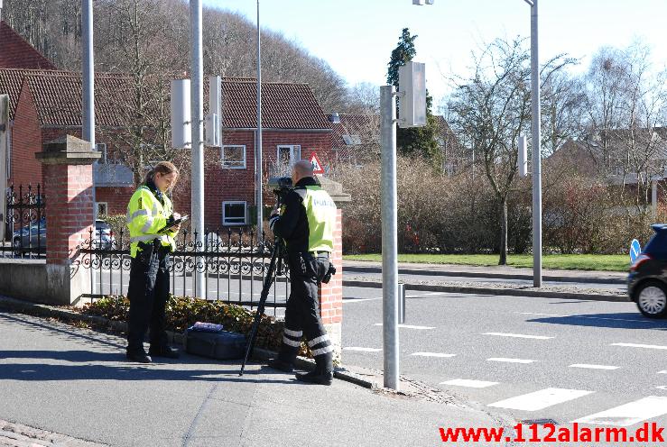 I dag lavede Politiet en fartkontrol.