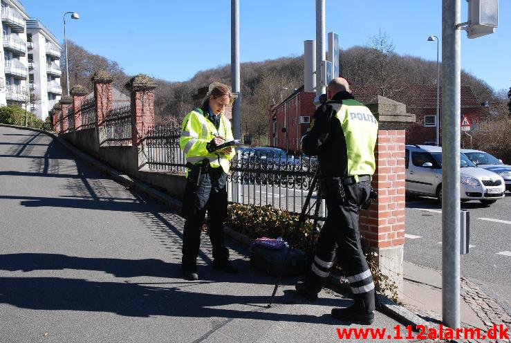 I dag lavede Politiet en fartkontrol.