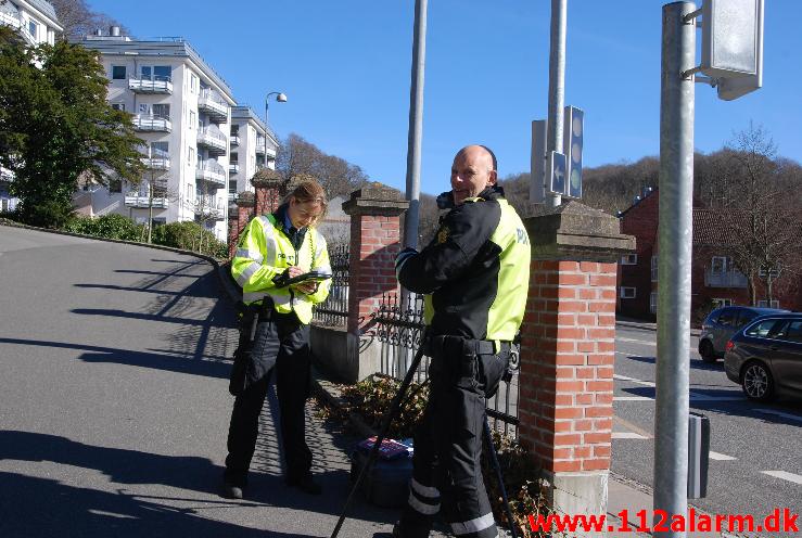 I dag lavede Politiet en fartkontrol.