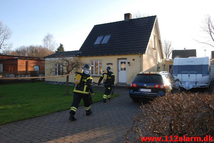 Brand i villa