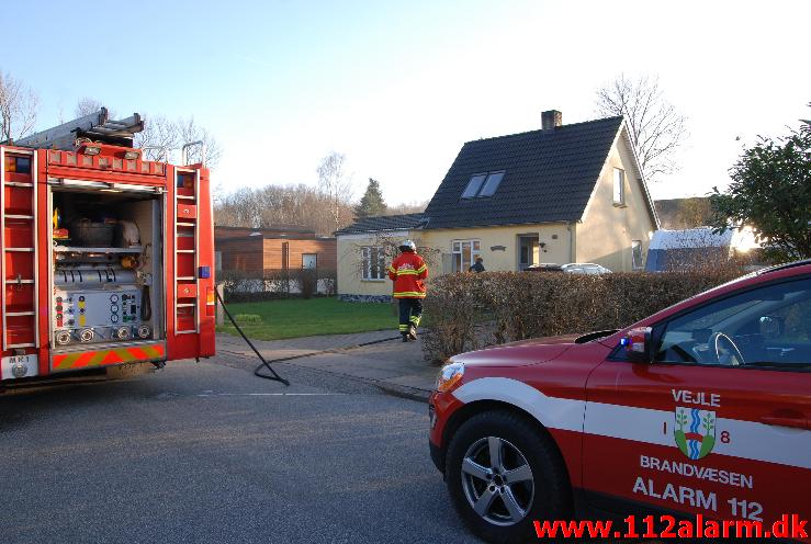 Brand i villa