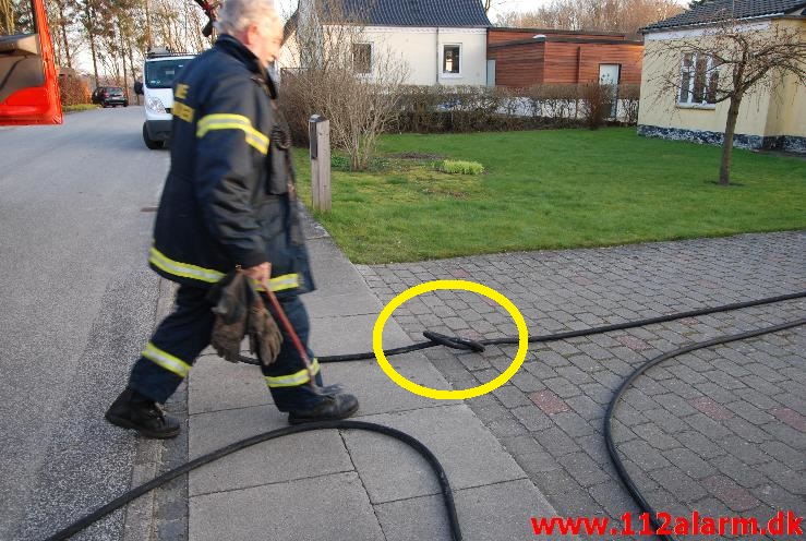 Brand i villa