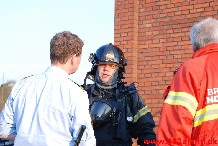 Brand i Industribygning.