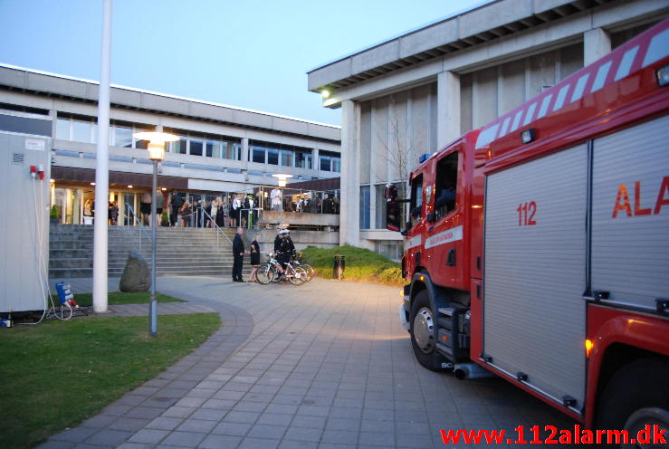 Brand Rødkilde Gymnasium.