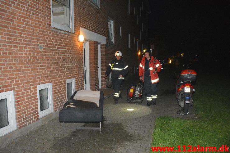 Brand i Lejlighed.