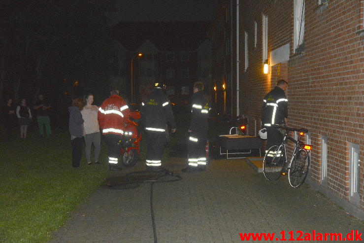 Brand i Lejlighed.