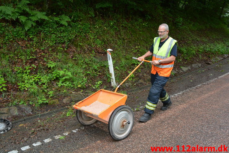 Mindre trafikuheld.