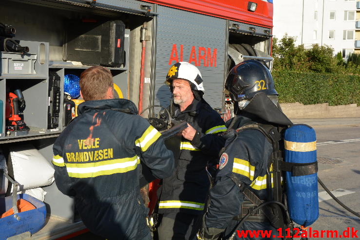 Brand i Knallert.