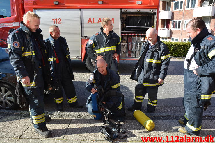 Brand i etageejendom.