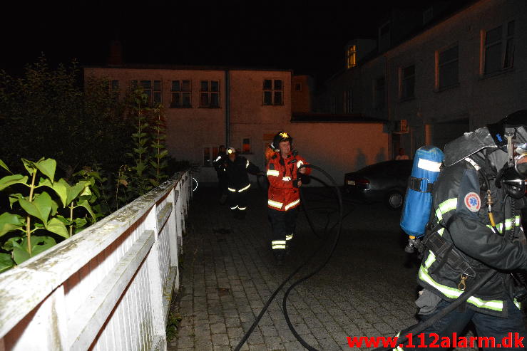 2 biler i brand.