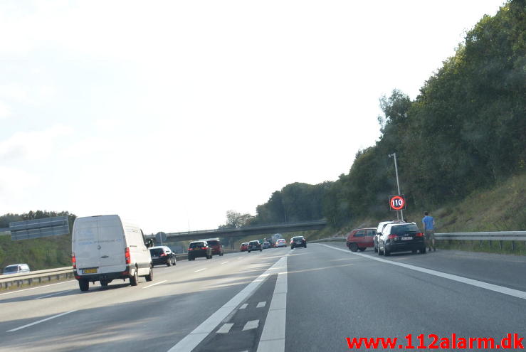 Færdselsuheld. Vejle fjordbroen. 11/09-2014. Kl. 15:30.