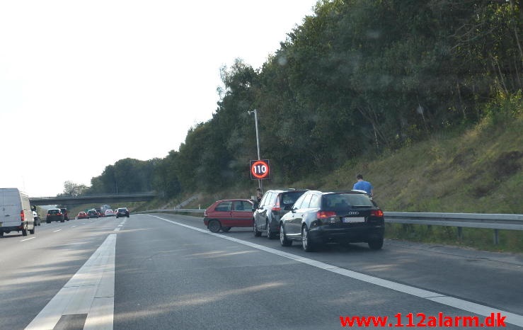 Færdselsuheld. Vejle fjordbroen. 11/09-2014. Kl. 15:30.