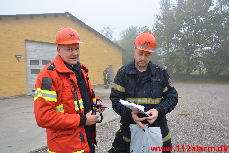 Større øvelse. Bommerhavevej i Skibet. 20/09-2014. Kl. 08:00.