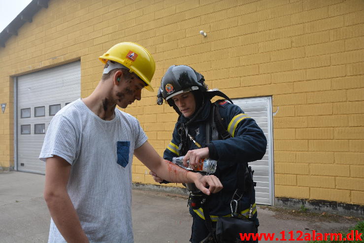 Større øvelse. Bommerhavevej i Skibet. 20/09-2014. Kl. 08:00.