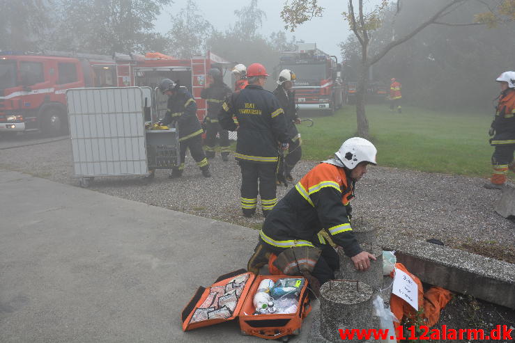 Større øvelse. Bommerhavevej i Skibet. 20/09-2014. Kl. 08:00.