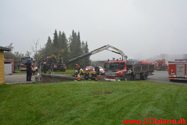 Større øvelse. Bommerhavevej i Skibet. 20/09-2014. Kl. 08:00.