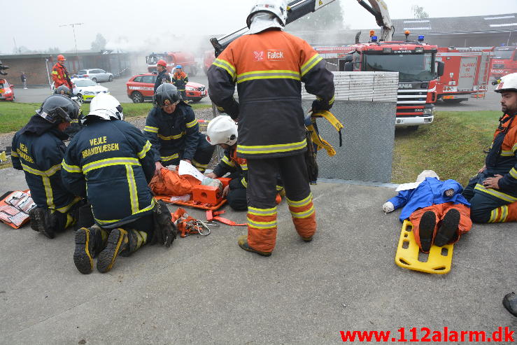 Større øvelse. Bommerhavevej i Skibet. 20/09-2014. Kl. 08:00.