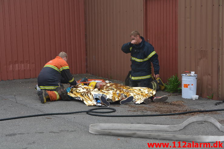 Større øvelse. Bommerhavevej i Skibet. 20/09-2014. Kl. 08:00.