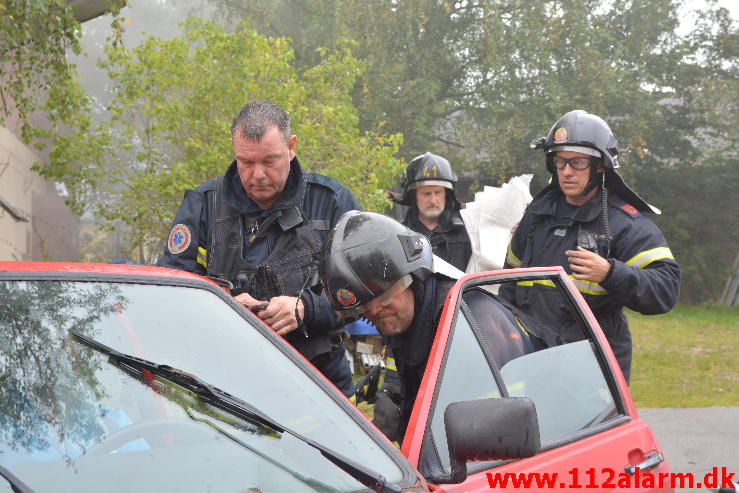 Større øvelse. Bommerhavevej i Skibet. 20/09-2014. Kl. 08:00.