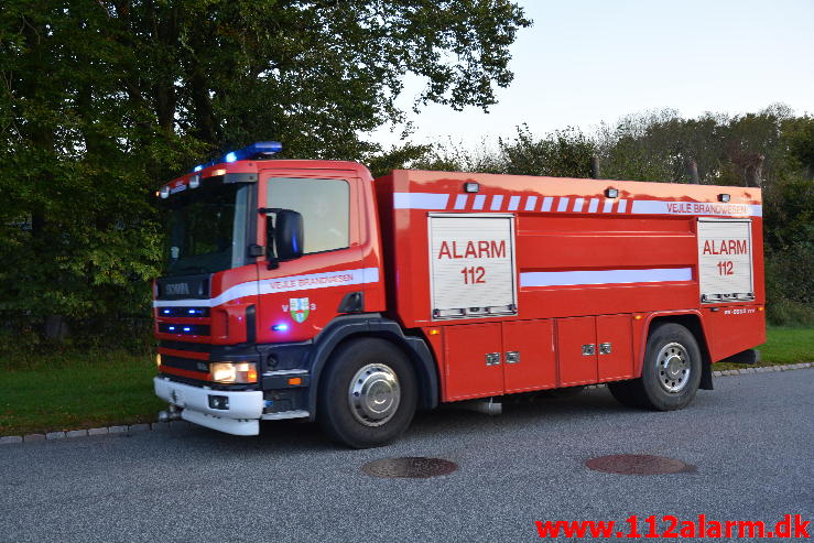 Mindre brand i emhætte. Stenagervænget i Vejle. 21/09-2014. Kl. 18:51.