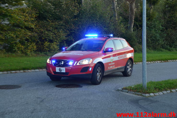 Mindre brand i emhætte. Stenagervænget i Vejle. 21/09-2014. Kl. 18:51.