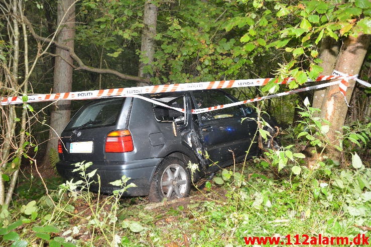 FUH med fastklemt. Ny Hornstrupvej i Vejle. 24/09-2014. KL. 17:09.