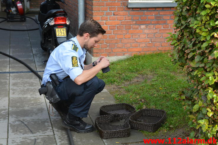 Brand i institution børnehuset. Danmarksgade i Vejle. 26/09-2014. Kl. 14:58.