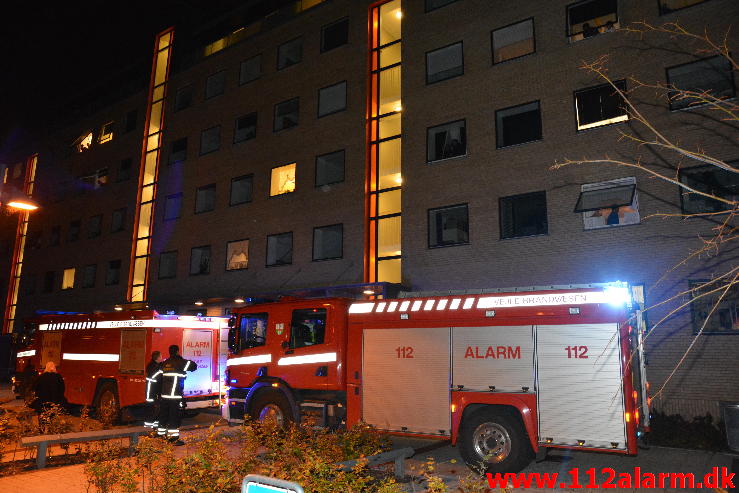 Brand - lejlighed.  Finlandsvej 45. 7100 vejle.