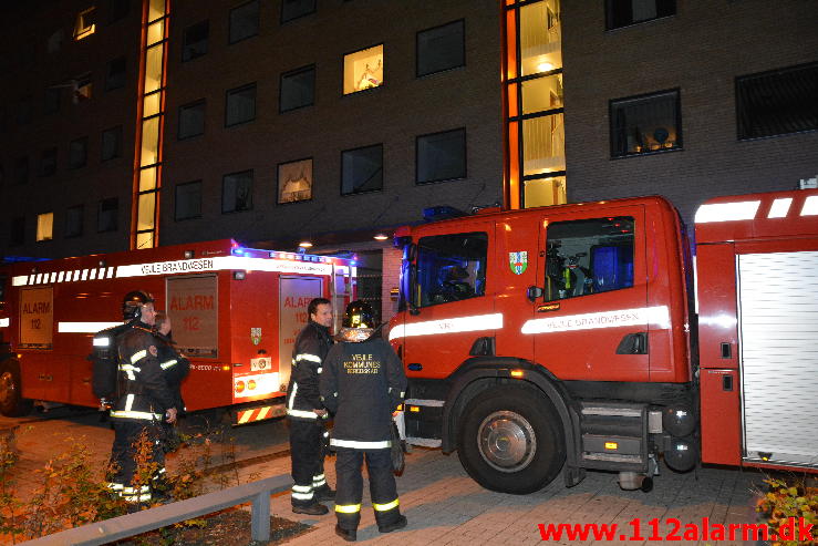 Brand - lejlighed.  Finlandsvej 45. 7100 vejle.