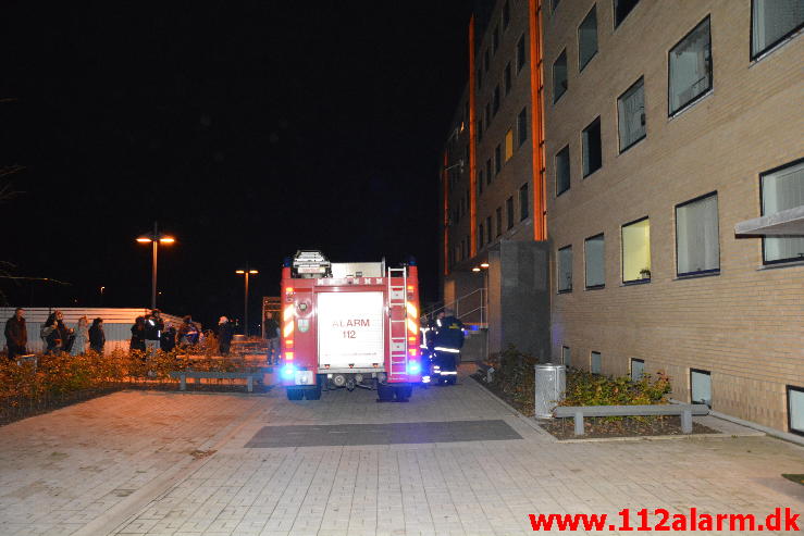 Brand - lejlighed.  Finlandsvej 45. 7100 vejle.