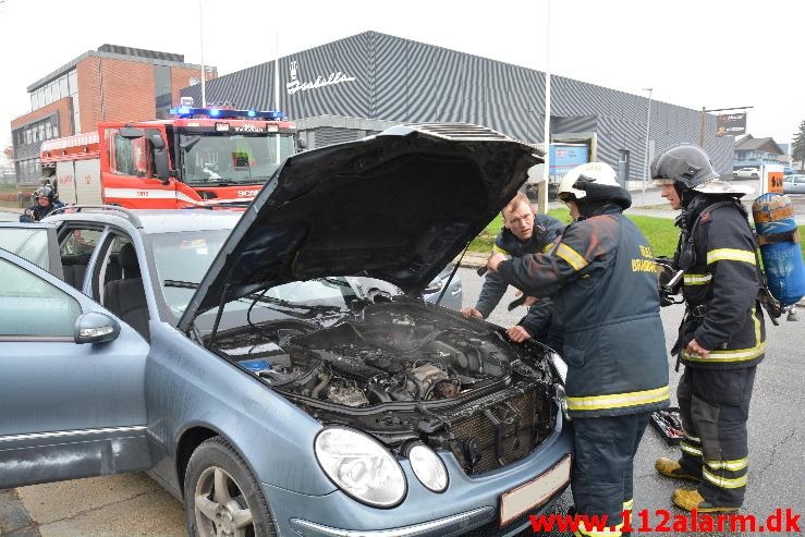 Bilbrand. Isabellahøj i Vejle. 14/11-2014. Kl. 14:04.