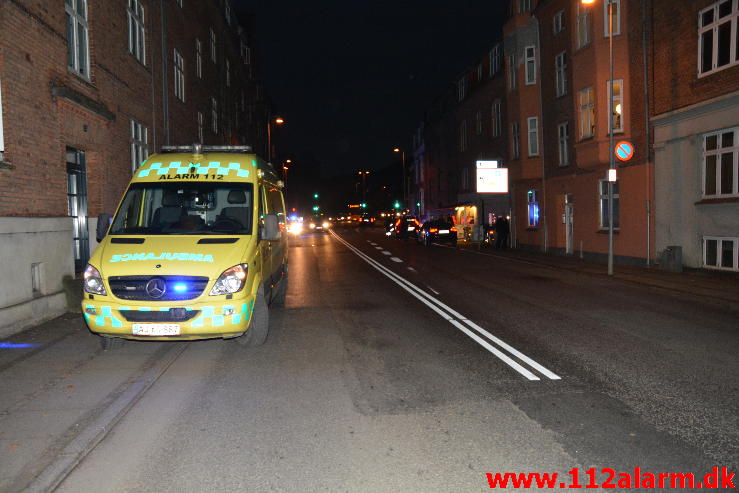 Brand i Etageejendom Vardevej 27 i Vejle 01/12-2014. Kl. 16:28.