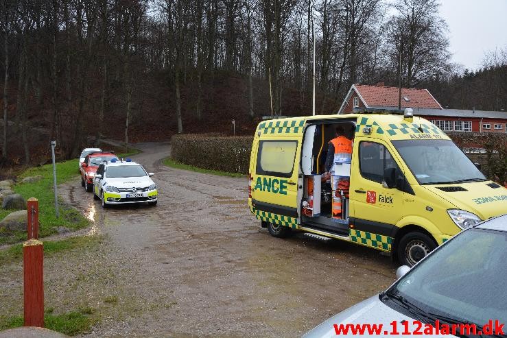 Redning - Drukneulykke.  Ved Tirsbæk strand. 23/12-2014. KL. 12:13.