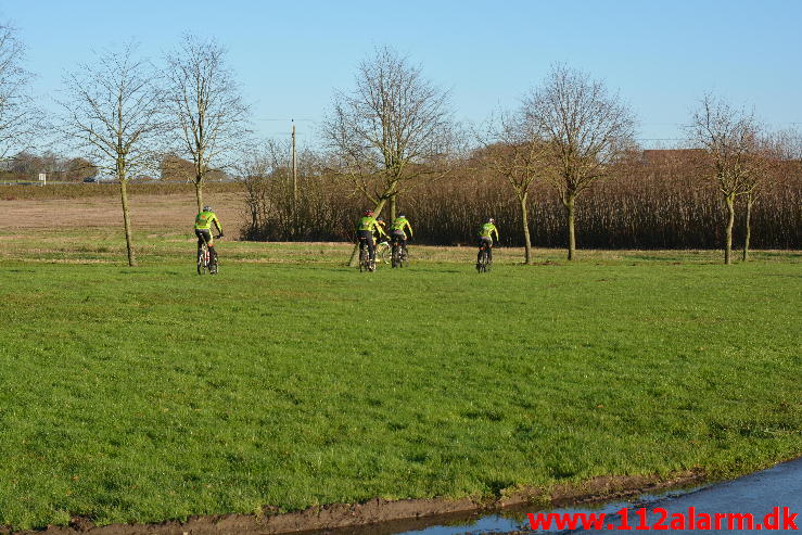 Større forurening Gylleudslip. Hammervej ved Tørring. 06/12-2014. Kl. 09:53.