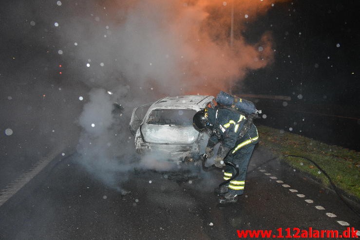 Kørte galt og flygtet fra stedet. Grønlandsvej i Vejle. 08/01-2015. Kl. 01:38.