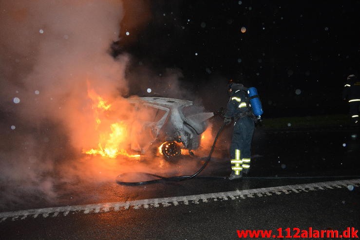 Kørte galt og flygtet fra stedet. Grønlandsvej i Vejle. 08/01-2015. Kl. 01:38.